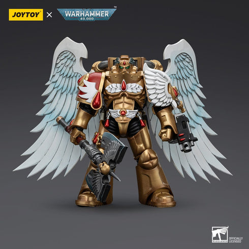 JOYTOY Warhammer The Horus Heresy Blood Angels Sanguinary Guard with Encarmine Axe 1/18 Action Figure